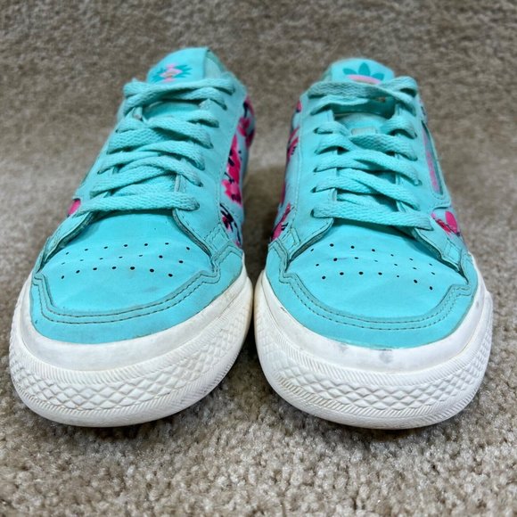 ADIDAS Collab w/ ARIZONA TEA Green Floral Womens Sz 4.5 EF9075 Shoes Sneakers - Picture 3 of 10